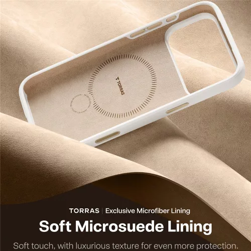 Torras - QPRO Silicone Series - iPhone 18 Pro / iPhone 17 Pro - White