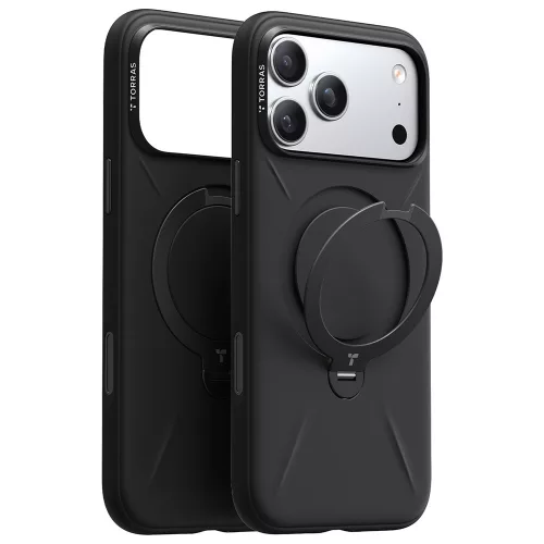 Torras - QPRO Silicone Series - iPhone 18 Pro / iPhone 17 Pro - Black