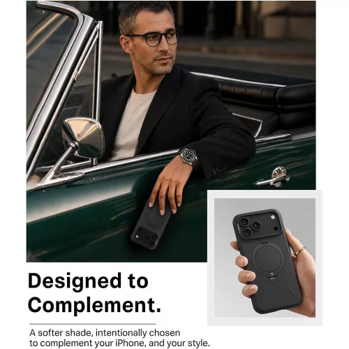 Torras - QPRO Silicone Series - iPhone 18 Pro / iPhone 17 Pro - Black