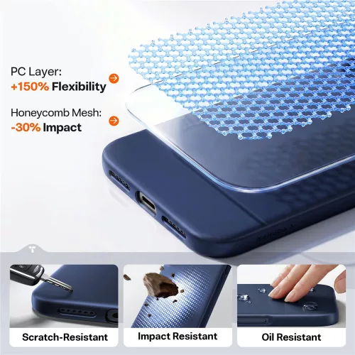 Torras - OriginFit-Mag Series - iPhone 18 Pro / iPhone 17 Pro - Deep Blue