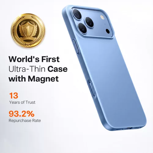 Torras - OriginFit-Mag Series - iPhone 18 Pro / iPhone 17 Pro - Light Blue