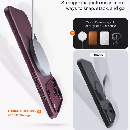 Torras - OriginFit-Mag Series - iPhone 18 Pro / iPhone 17 Pro - Purple