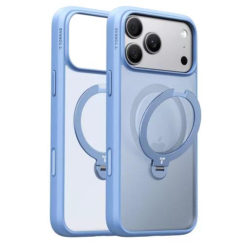 Torras - Ostand Spin Series - iPhone 18 Pro Max / iPhone 17 Pro Max - Blue