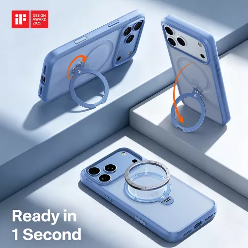Torras - Ostand Spin Series - iPhone 18 Pro Max / iPhone 17 Pro Max - Blue