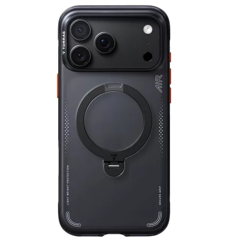 Torras - Ostand Q3 Air Series - iPhone 18 Pro / iPhone 17 Pro - Shadow Black