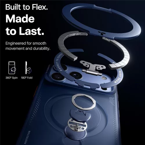 Torras - Ostand Q3 Air Series - iPhone 18 Pro / iPhone 17 Pro - Deep Blue