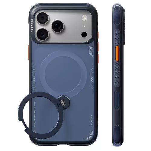 Torras - Ostand Q3 Air Series - iPhone 18 Pro Max / iPhone 17 Pro Max - Deep Blue