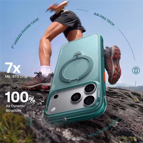 Torras - Ostand Q3 Air Series - iPhone 18 Pro Max / iPhone 17 Pro Max - Glacier Sprint