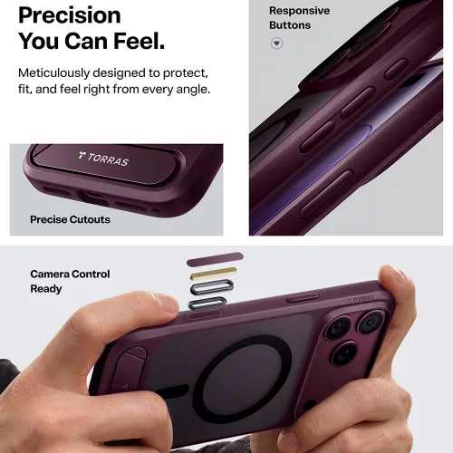 Torras - Ostand L1 Guardian - iPhone 18 Pro Max / iPhone 17 Pro Max - Purple