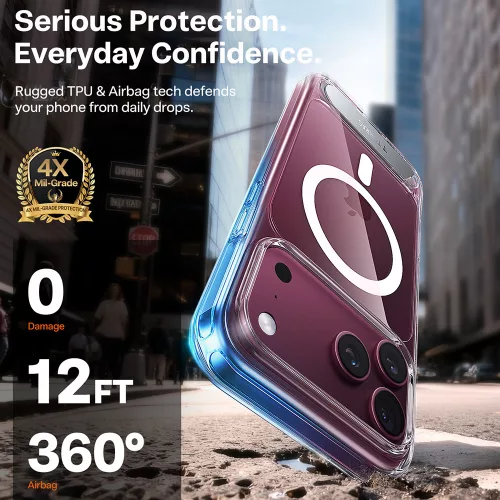 Torras - Ostand L1 Guardian - iPhone 18 Pro Max / iPhone 17 Pro Max - Clear