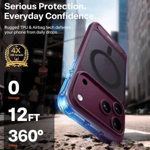 Torras - Ostand L1 Guardian - iPhone 18 Pro / iPhone 17 Pro - Purple