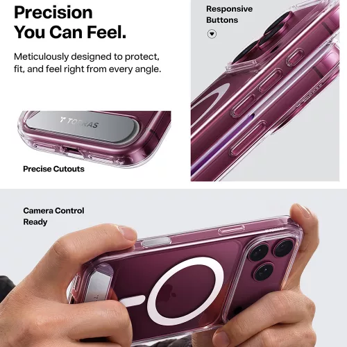 Torras - Ostand L1 Guardian - iPhone 18 Pro / iPhone 17 Pro - Clear