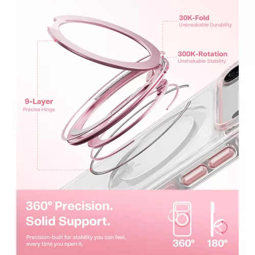Torras - Ostand O3 Light - iPhone 18 Pro Max / iPhone 17 Pro Max - Pink