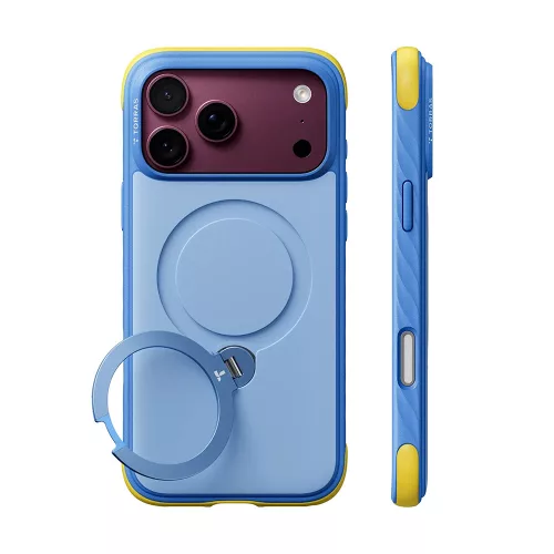 Torras - Ostand Q3 Rugged - iPhone 18 Pro Max / iPhone 17 Pro Max - Island Blue