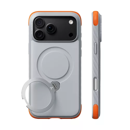 Torras - Ostand Q3 Rugged - iPhone 18 Pro / iPhone 17 Pro - Sunrise White