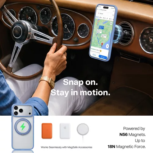 Torras - Ostand O1 Guardian - iPhone 18 Pro Max / iPhone 17 Pro Max - Blue