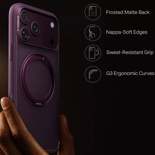 Torras - Ostand O1 Guardian - iPhone 18 Pro Max / iPhone 17 Pro Max - Purple