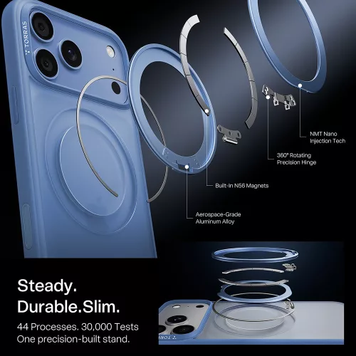 Torras - Ostand O1 Guardian - iPhone 18 Pro / iPhone 17 Pro - Blue