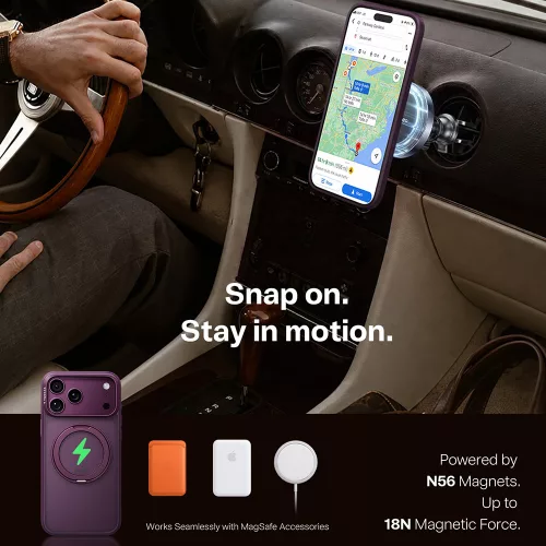Torras - Ostand O1 Guardian - iPhone 18 Pro / iPhone 17 Pro - Purple