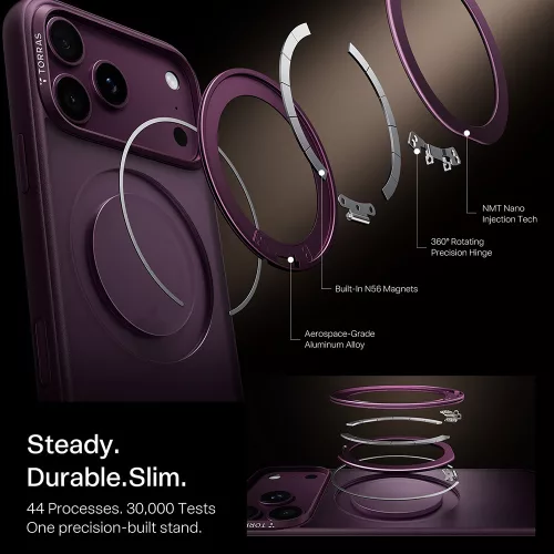 Torras - Ostand O1 Guardian - iPhone 18 Pro / iPhone 17 Pro - Purple
