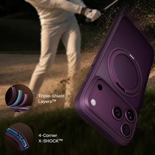 Torras - Ostand O1 Guardian - iPhone 18 Pro / iPhone 17 Pro - Purple