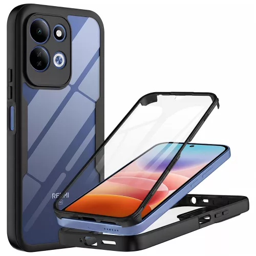 Techsuit - ColorVerse 360 Series + Screen Protector - Xiaomi Redmi 17 4G / Redmi 17 5G - Black