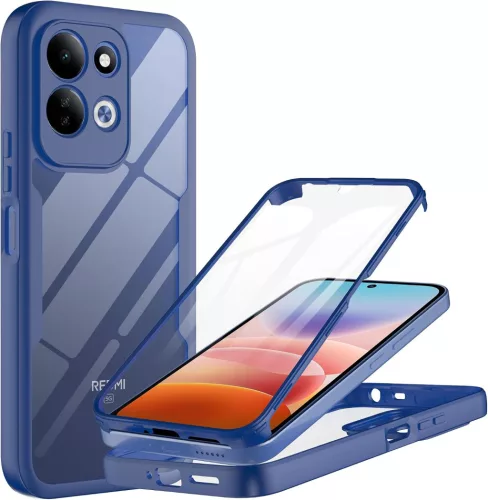 Techsuit - ColorVerse 360 Series + Screen Protector - Xiaomi Redmi 17 4G / Redmi 17 5G - Blue