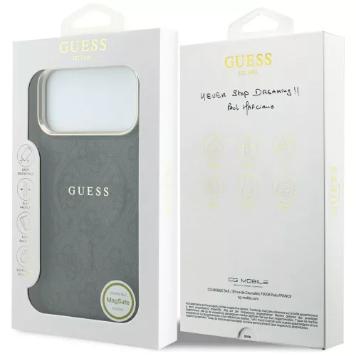 Guess - 4G Embossed Classic MagSafe (GUHMP18XP4MSEGCK) - iPhone 18 Pro Max / iPhone 17 Pro Max - Black