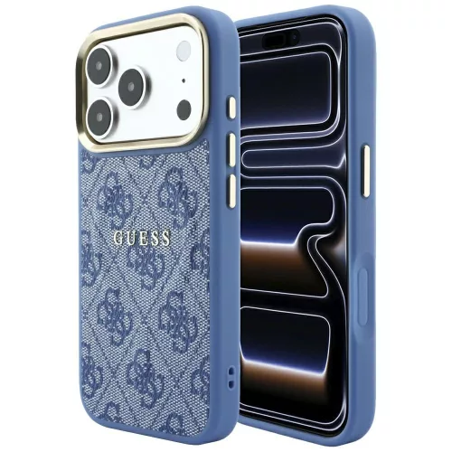 Guess - 4G Embossed Classic MagSafe (GUHMP18XP4MSEGCB) - iPhone 18 Pro Max / iPhone 17 Pro Max - Blue