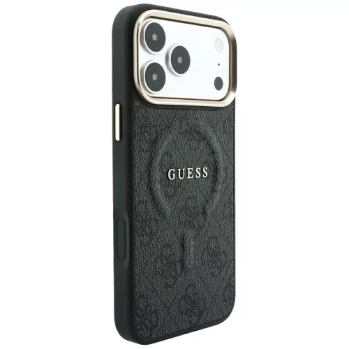 Guess - 4G Embossed Classic MagSafe (GUHMP18LP4MSEGCK) - iPhone 18 Pro / iPhone 17 Pro - Black