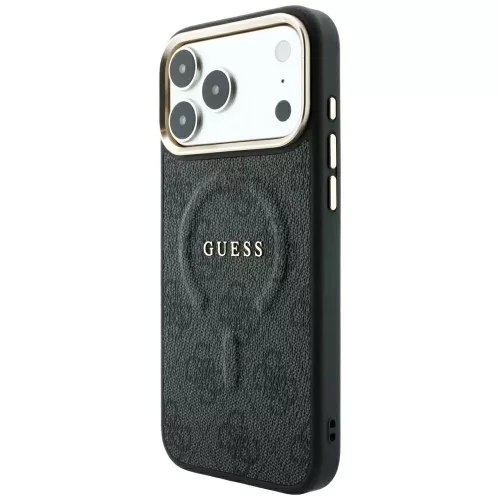 Guess - 4G Embossed Classic MagSafe (GUHMP18LP4MSEGCK) - iPhone 18 Pro / iPhone 17 Pro - Black