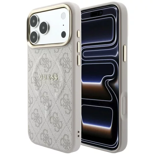 Guess - 4G Embossed Classic MagSafe (GUHMP18LP4MSEGCP) - iPhone 18 Pro / iPhone 17 Pro - Pink