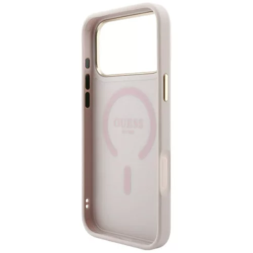Guess - 4G Embossed Classic MagSafe (GUHMP18LP4MSEGCP) - iPhone 18 Pro / iPhone 17 Pro - Pink