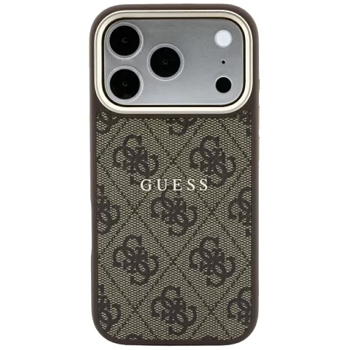 Guess - 4G Embossed Classic MagSafe (GUHMP18LP4MSEGCW) - iPhone 18 Pro / iPhone 17 Pro - Brown