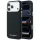 Karl Lagerfeld - Grained Leather Metal Logo MagSafe (KLHMP18LPSKLFOFK) - iPhone 18 Pro / iPhone 17 Pro - Black