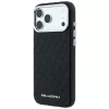 Karl Lagerfeld - Grained Leather Metal Logo MagSafe (KLHMP18LPSKLFOFK) - iPhone 18 Pro / iPhone 17 Pro - Black