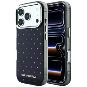  Karl Lagerfeld - IML Rhinestones and Electroplated Logo (KLHCP18X6HCRDKLK) - iPhone 18 Pro Max / iPhone 17 Pro Max - Black