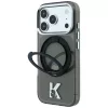 Karl Lagerfeld - HC IML Ring Stand MagSafe Kameo Metal (KLHMP18X6HRSMKMK) - iPhone 18 Pro Max / iPhone 17 Pro Max - Black