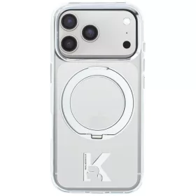   Karl Lagerfeld - Hardcase IML Ring Stand MagSafe Kameo Metal (KLHMP18L6HRSMKMH) - iPhone 18 Pro / iPhone 17 Pro - Transparent