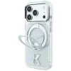 Karl Lagerfeld - Hardcase IML Ring Stand MagSafe Kameo Metal (KLHMP18L6HRSMKMH) - iPhone 18 Pro / iPhone 17 Pro - Transparent