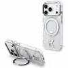 Karl Lagerfeld - Hardcase IML Ring Stand MagSafe Kameo Metal (KLHMP18L6HRSMKMH) - iPhone 18 Pro / iPhone 17 Pro - Transparent