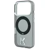 Karl Lagerfeld - Hardcase IML Ring Stand MagSafe Kameo Metal (KLHMP18L6HRSMKMK) - iPhone 18 Pro / iPhone 17 Pro - Black