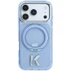 Karl Lagerfeld - Hardcase IML Ring Stand MagSafe Kameo Metal (KLHMP18L6HRSMKMB) - iPhone 18 Pro / iPhone 17 Pro - Blue