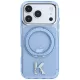Karl Lagerfeld - Hardcase IML Ring Stand MagSafe Kameo Metal (KLHMP18L6HRSMKMB) - iPhone 18 Pro / iPhone 17 Pro - Blue