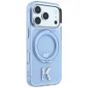 Karl Lagerfeld - Hardcase IML Ring Stand MagSafe Kameo Metal (KLHMP18L6HRSMKMB) - iPhone 18 Pro / iPhone 17 Pro - Blue