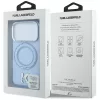 Karl Lagerfeld - Hardcase IML Ring Stand MagSafe Kameo Metal (KLHMP18L6HRSMKMB) - iPhone 18 Pro / iPhone 17 Pro - Blue