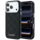 Karl Lagerfeld - HC MagSafe SW Grained Leather HS Mono Resin Logo (KLHMP18L6PWKLMHK) - iPhone 18 Pro / iPhone 17 Pro - Black
