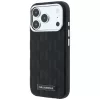 Karl Lagerfeld - HC MagSafe SW Grained Leather HS Mono Resin Logo (KLHMP18L6PWKLMHK) - iPhone 18 Pro / iPhone 17 Pro - Black
