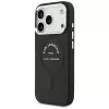 Karl Lagerfeld - HC MagSafe Leather EMB. Ring with Karl RSG Logo (KLHMP18LPSKRSGEK) - iPhone 18 Pro / iPhone 17 Pro - Black