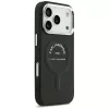 Karl Lagerfeld - HC MagSafe Leather EMB. Ring with Karl RSG Logo (KLHMP18LPSKRSGEK) - iPhone 18 Pro / iPhone 17 Pro - Black